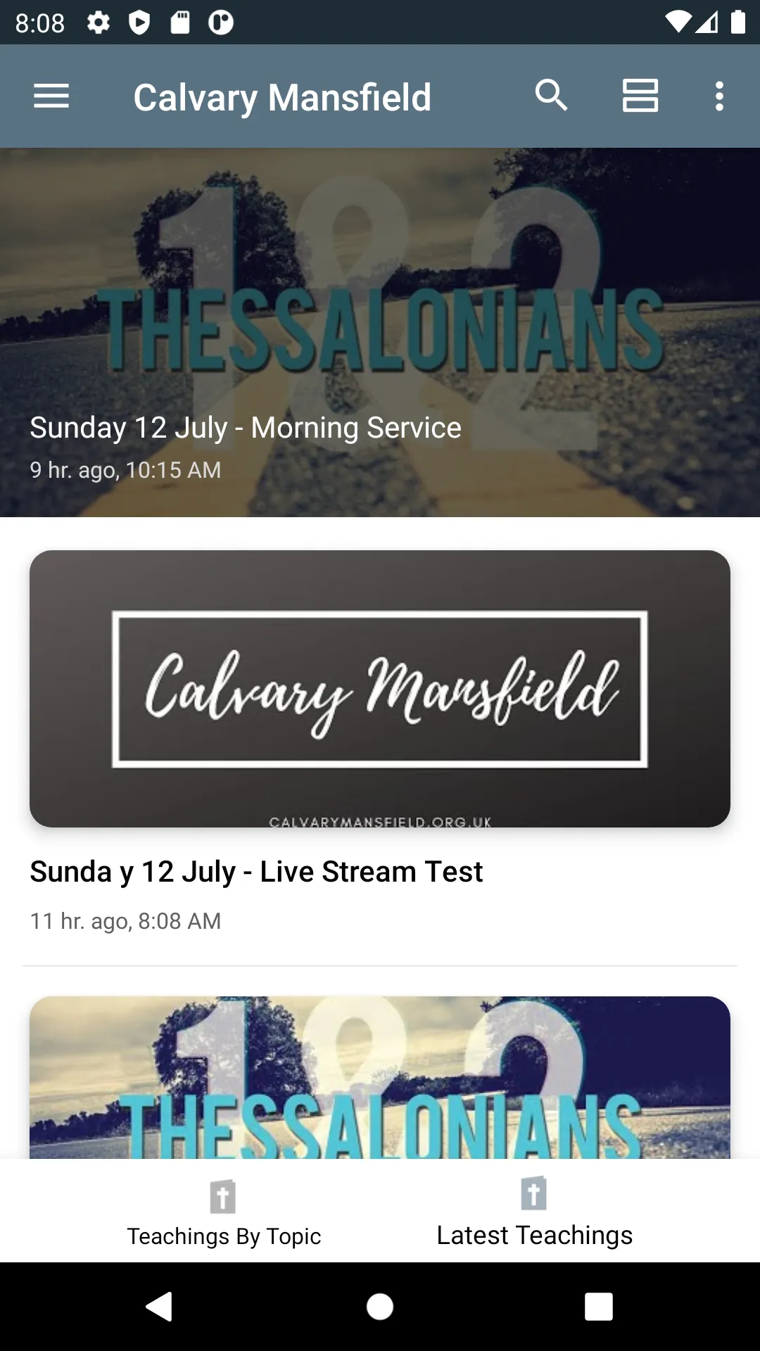 Calvary Mansfield | Indus Appstore | Screenshot