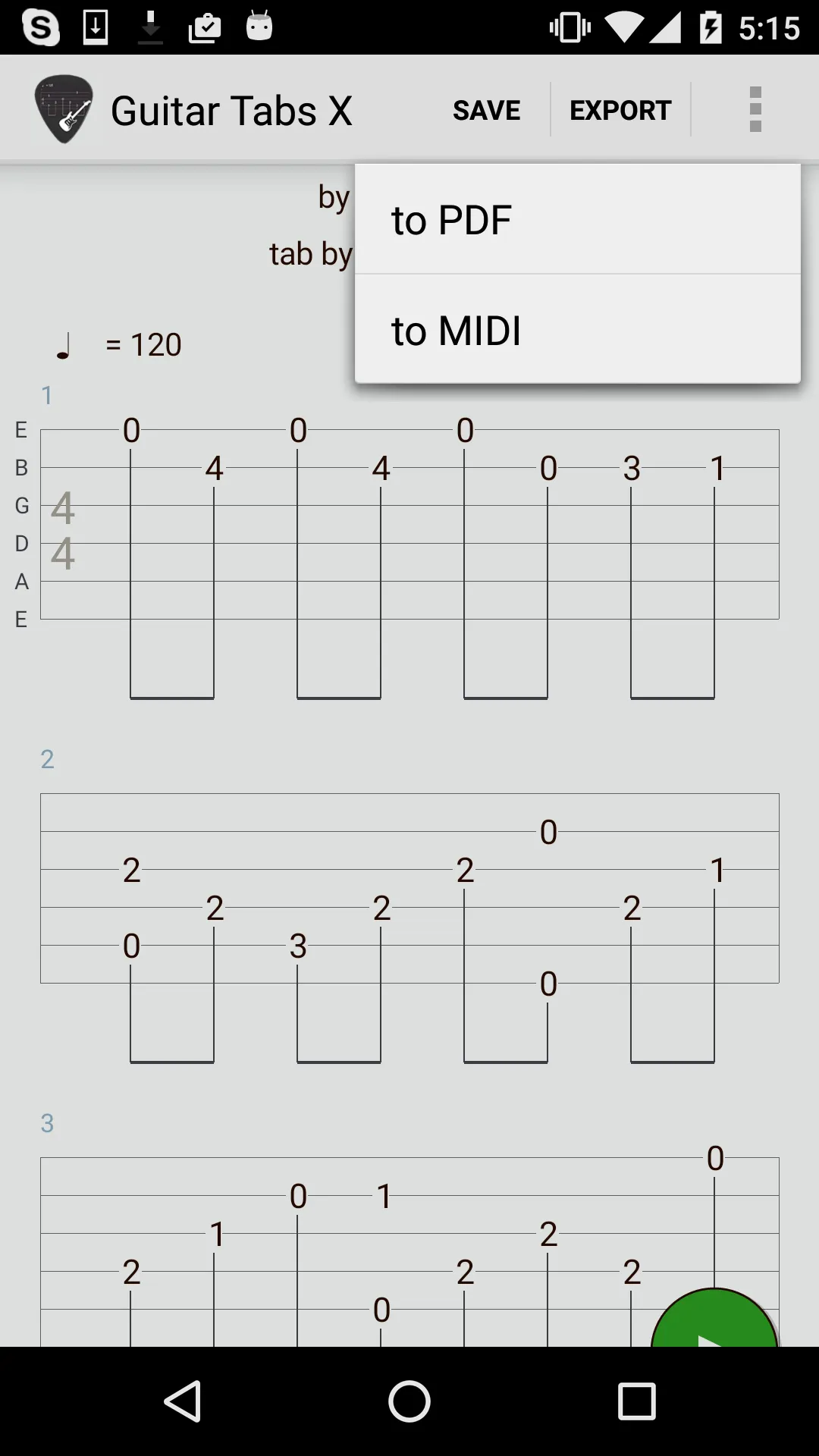 Guitar Tabs X | Indus Appstore | Screenshot