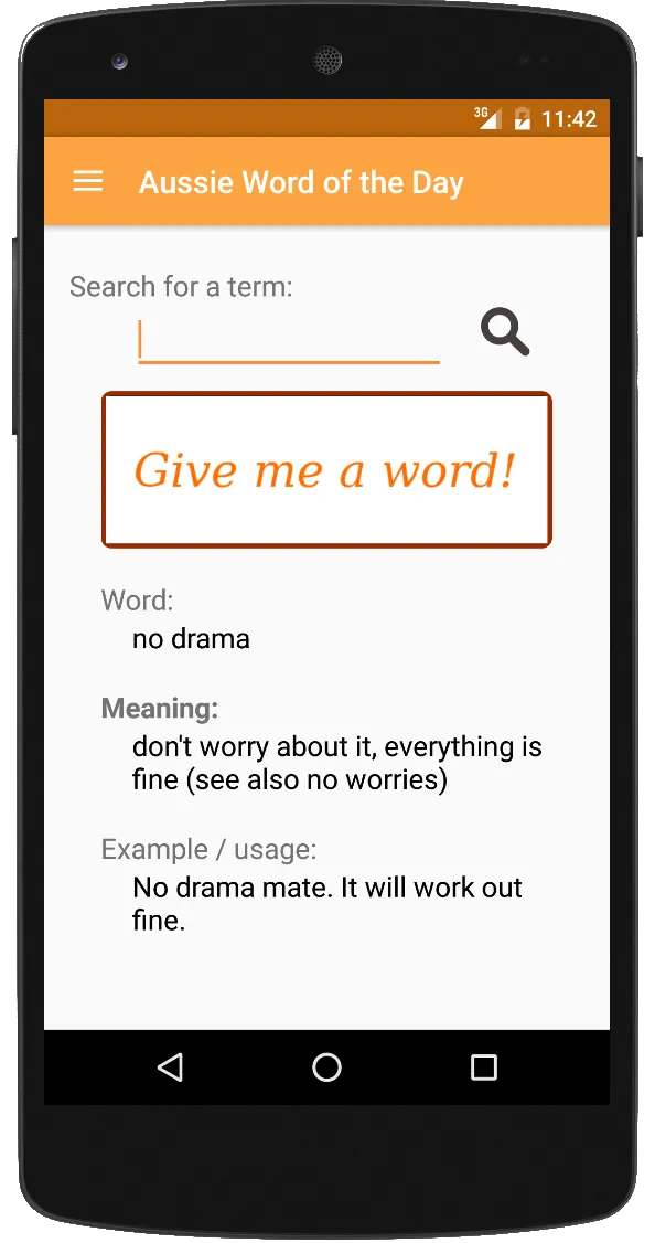 Aussie Word of the Day | Indus Appstore | Screenshot