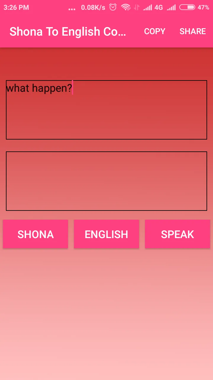 Shona To English Converter | Indus Appstore | Screenshot