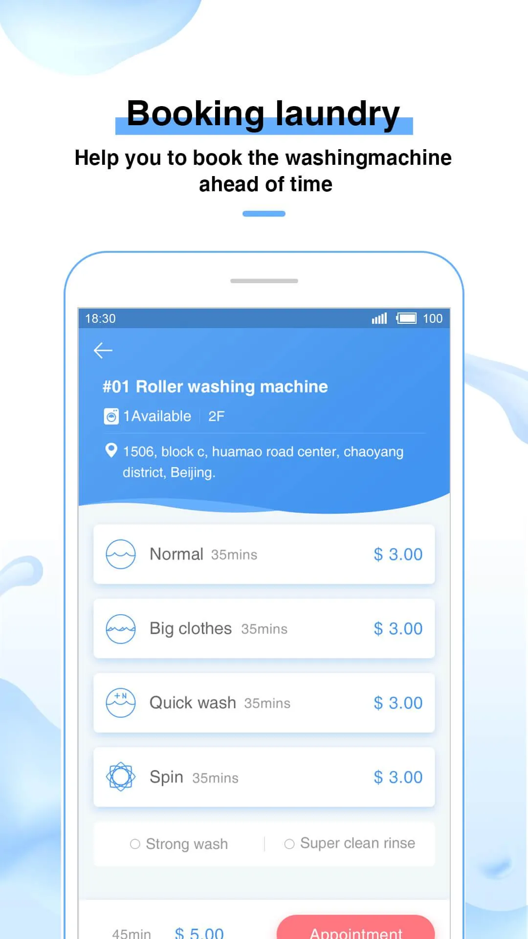 Haier Wash | Indus Appstore | Screenshot