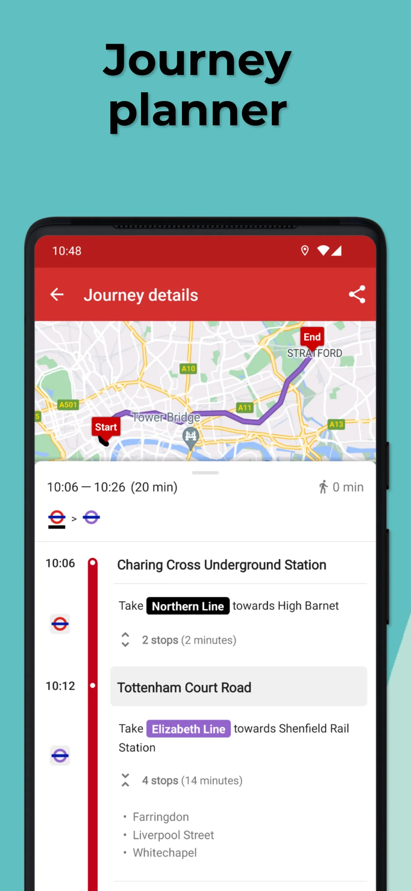 London Bus Times TfL Countdown | Indus Appstore | Screenshot