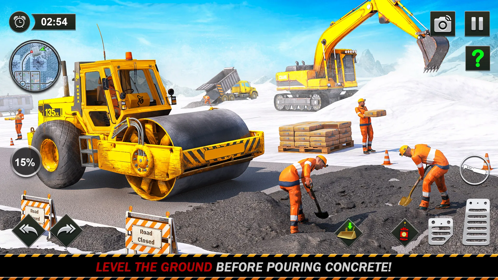 Snow Offroad Construction Game | Indus Appstore | Screenshot