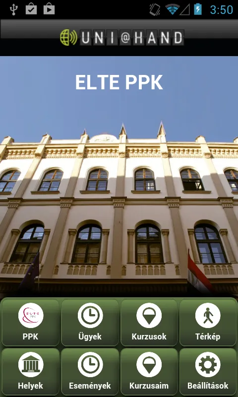 ELTE PPK UNI@HAND | Indus Appstore | Screenshot