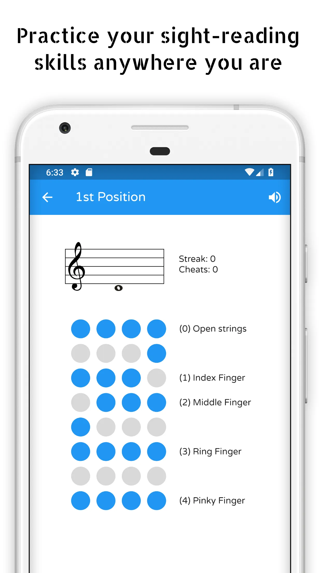 Violin Fingerboard Trainer | Indus Appstore | Screenshot