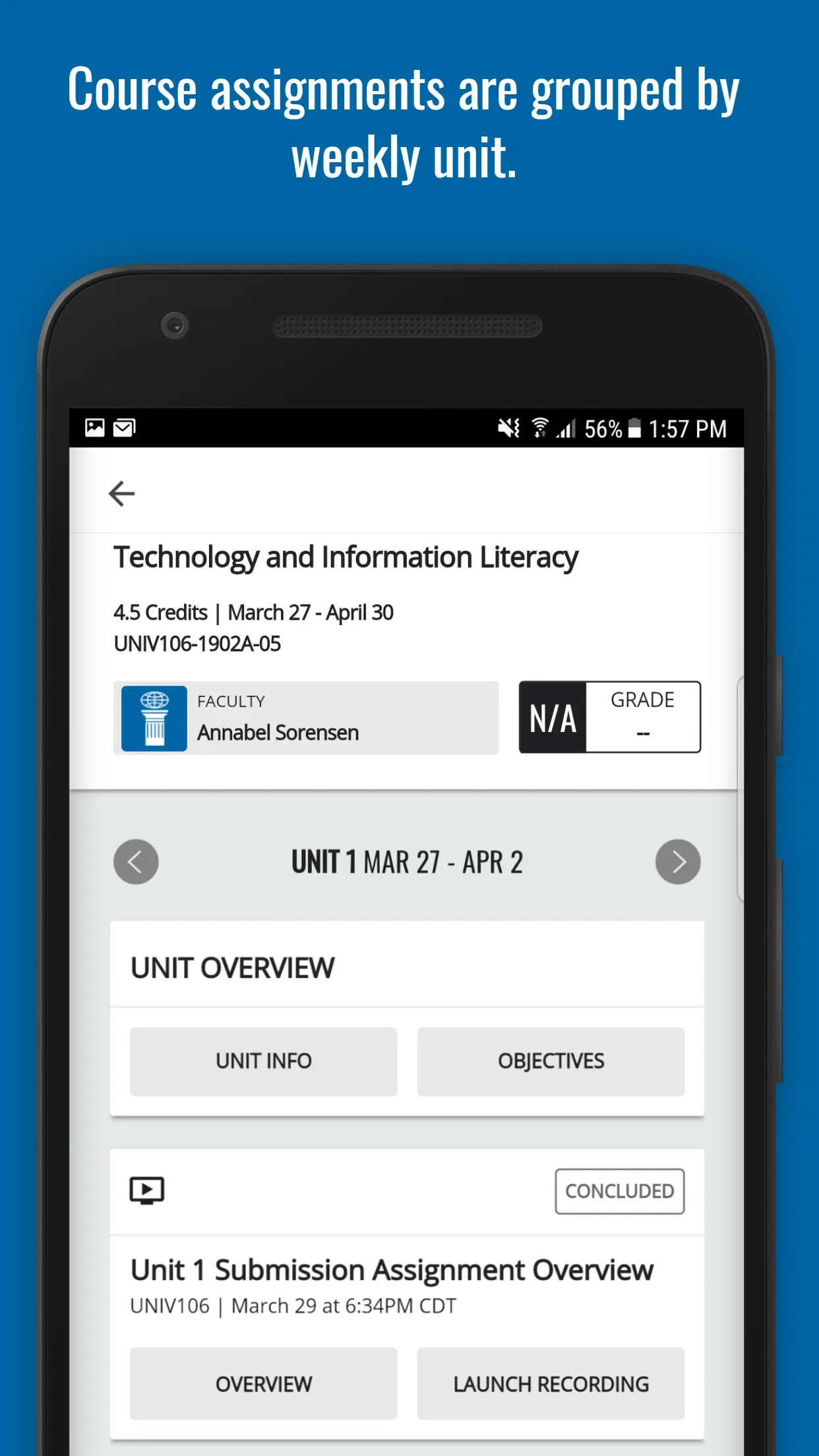 AIU Student Mobile | Indus Appstore | Screenshot