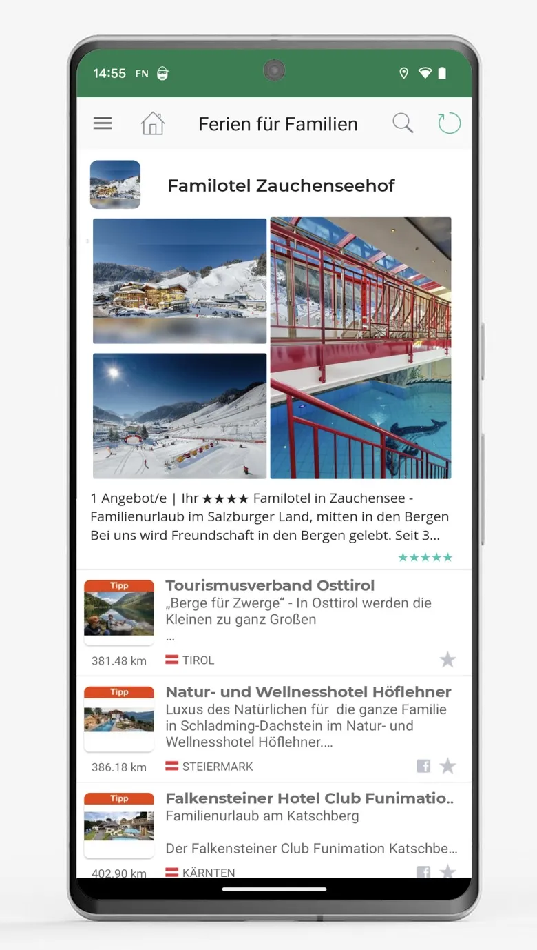 Urlaub - Ferien für Familien | Indus Appstore | Screenshot