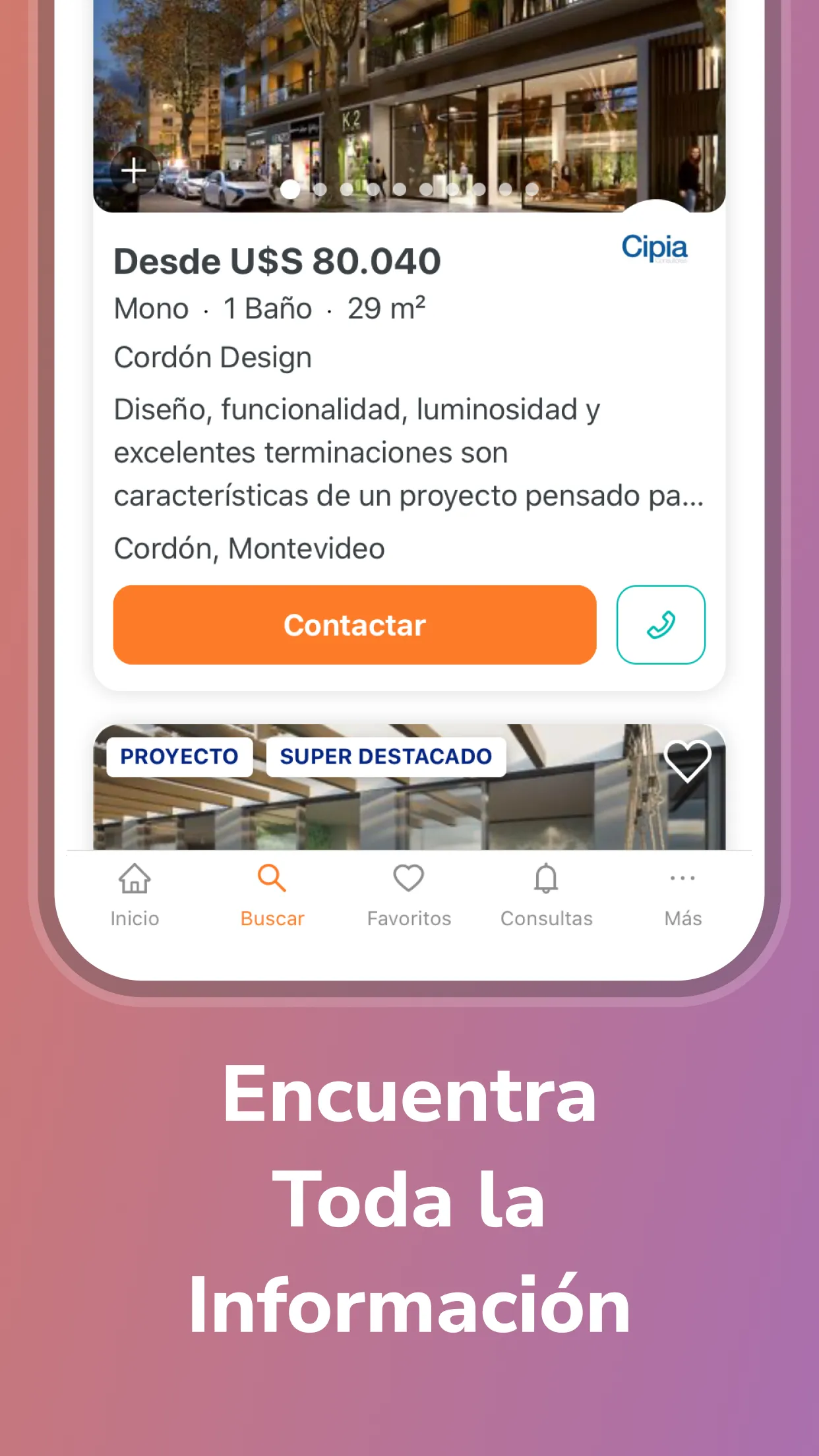 InfoCasas | Indus Appstore | Screenshot