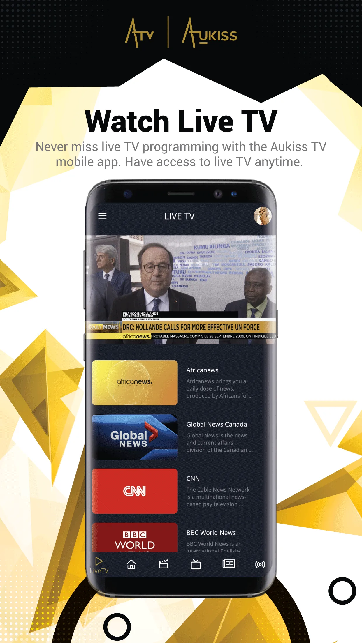 Aukiss TV | Indus Appstore | Screenshot