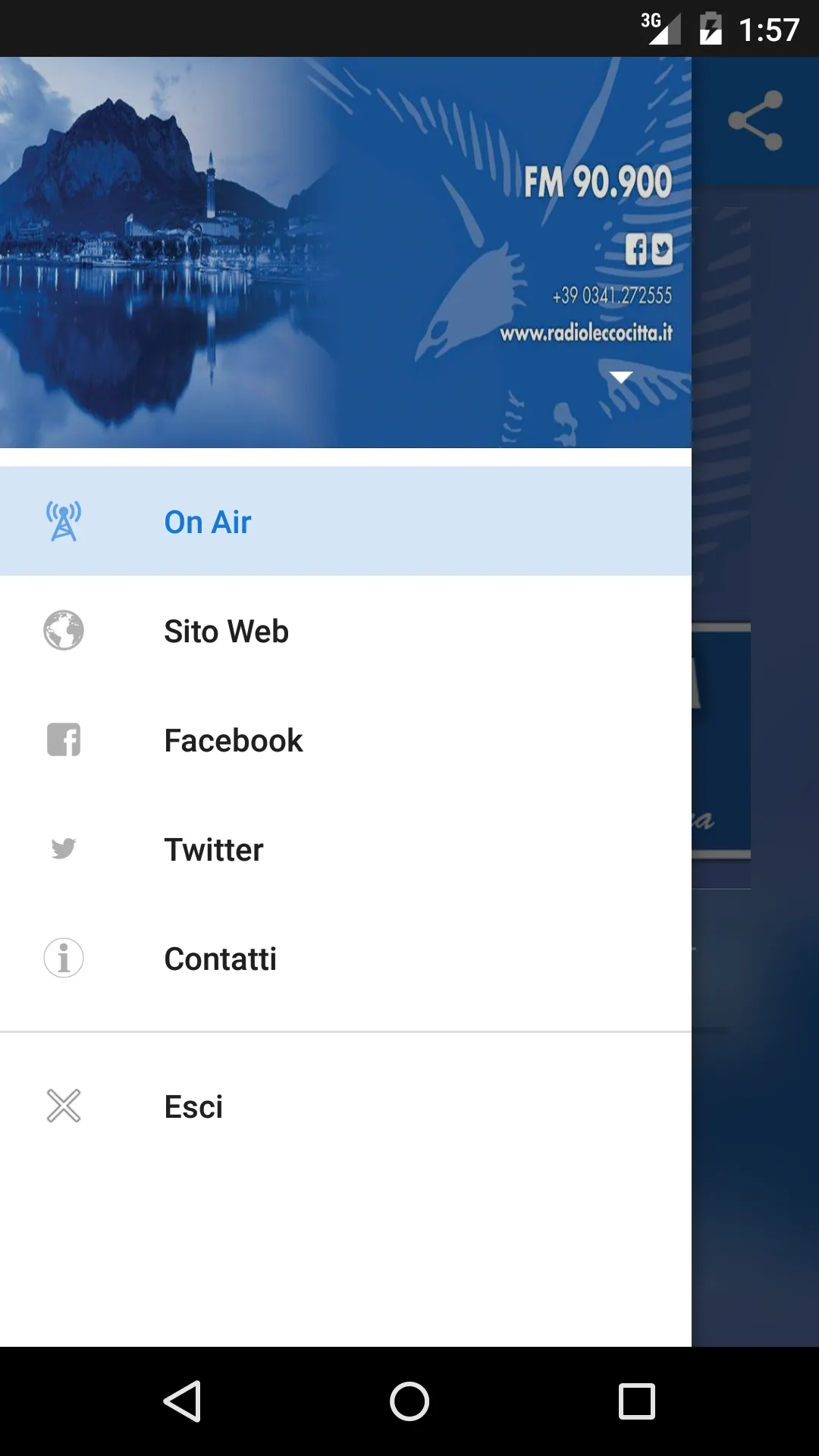 RADIO LECCOCITTA' CONTINENTAL | Indus Appstore | Screenshot