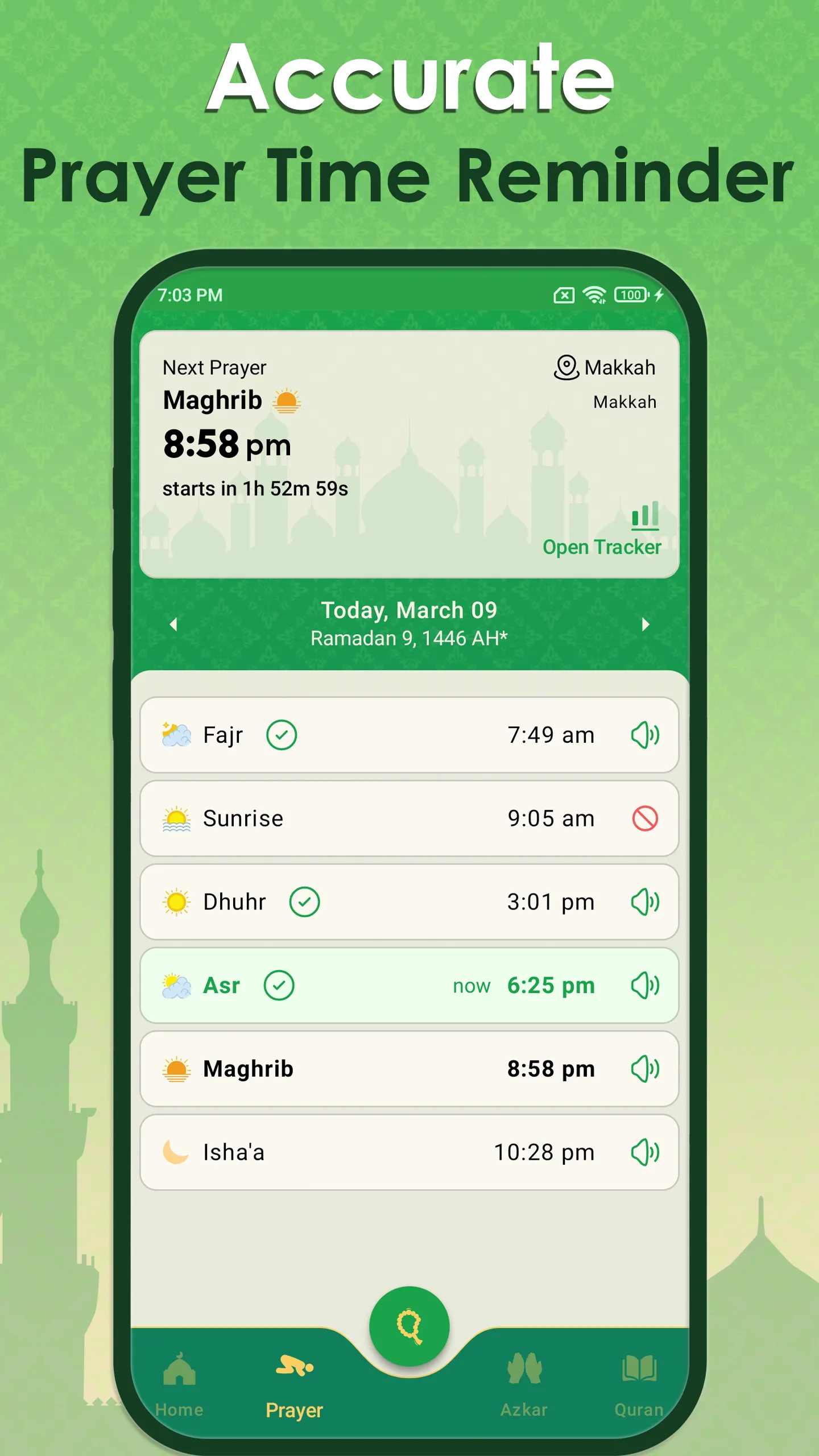 Muslimeen: Prayer Times, Quran | Indus Appstore | Screenshot