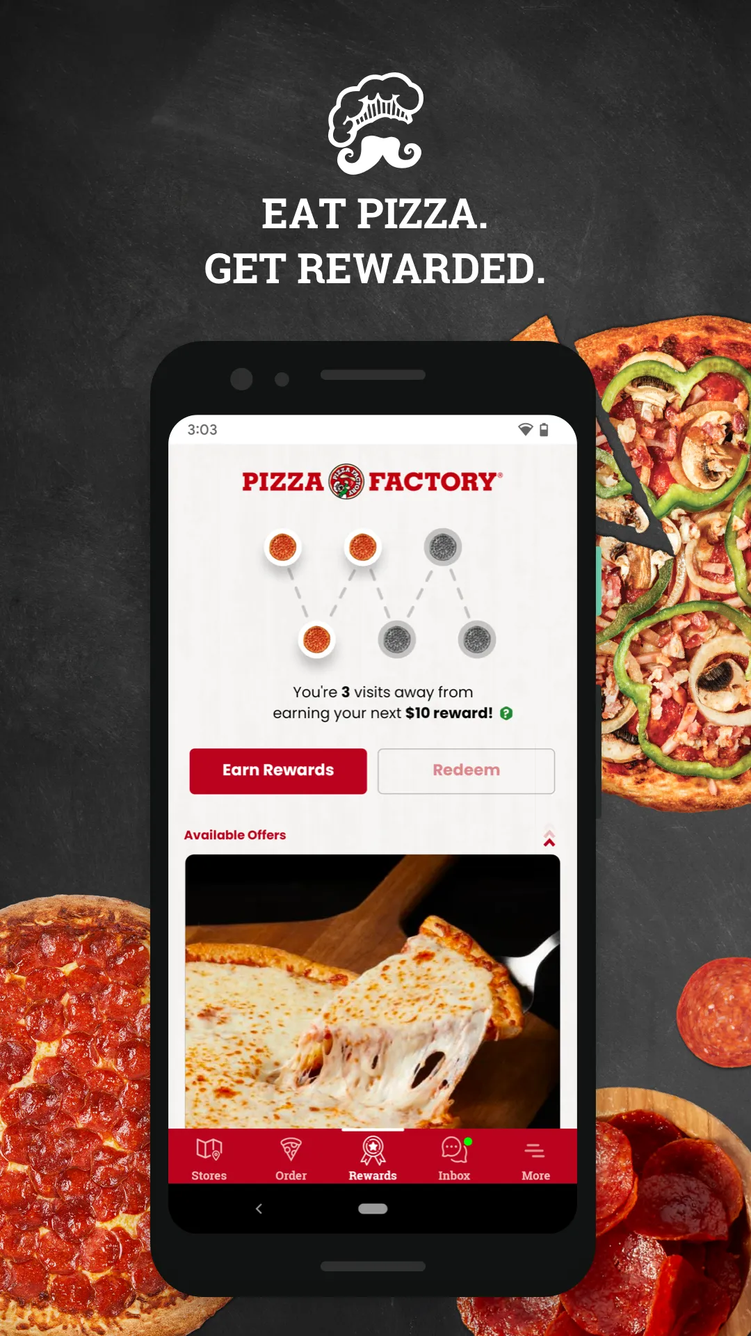 Pizza Factory Rewards | Indus Appstore | Screenshot