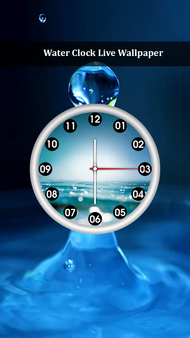 Water Clock Live Wallpaper | Indus Appstore | Screenshot