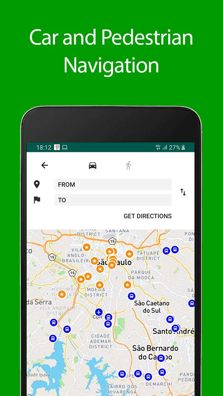 Sao Paulo Offline Map and Trav | Indus Appstore | Screenshot