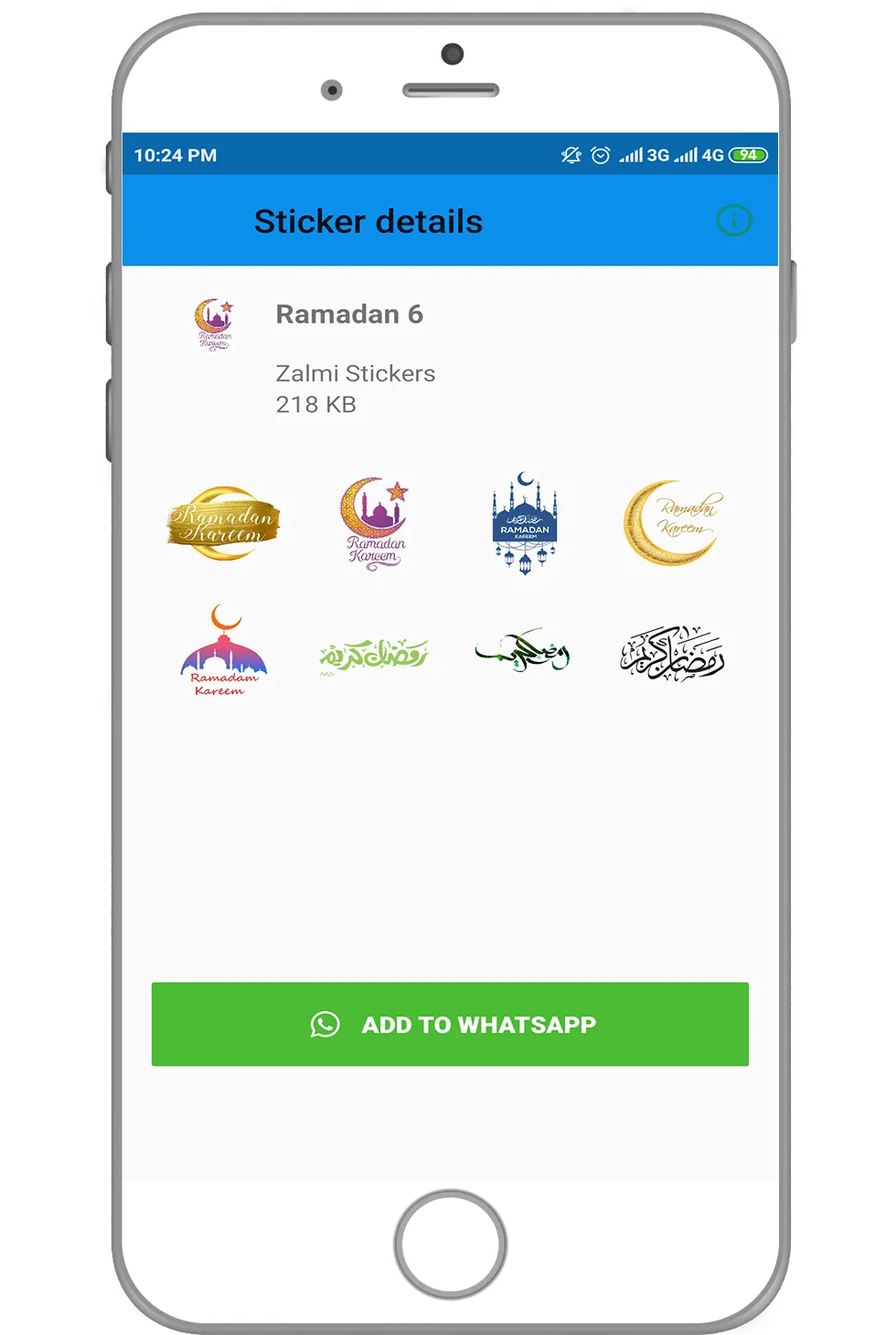 Ramadan Kareem Stickers For WA | Indus Appstore | Screenshot