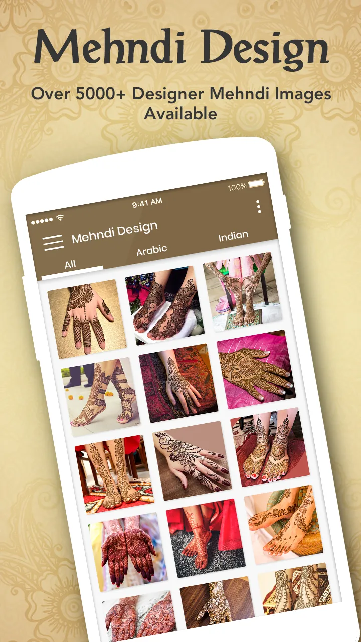 Mehndi Designs Offline | Indus Appstore | Screenshot