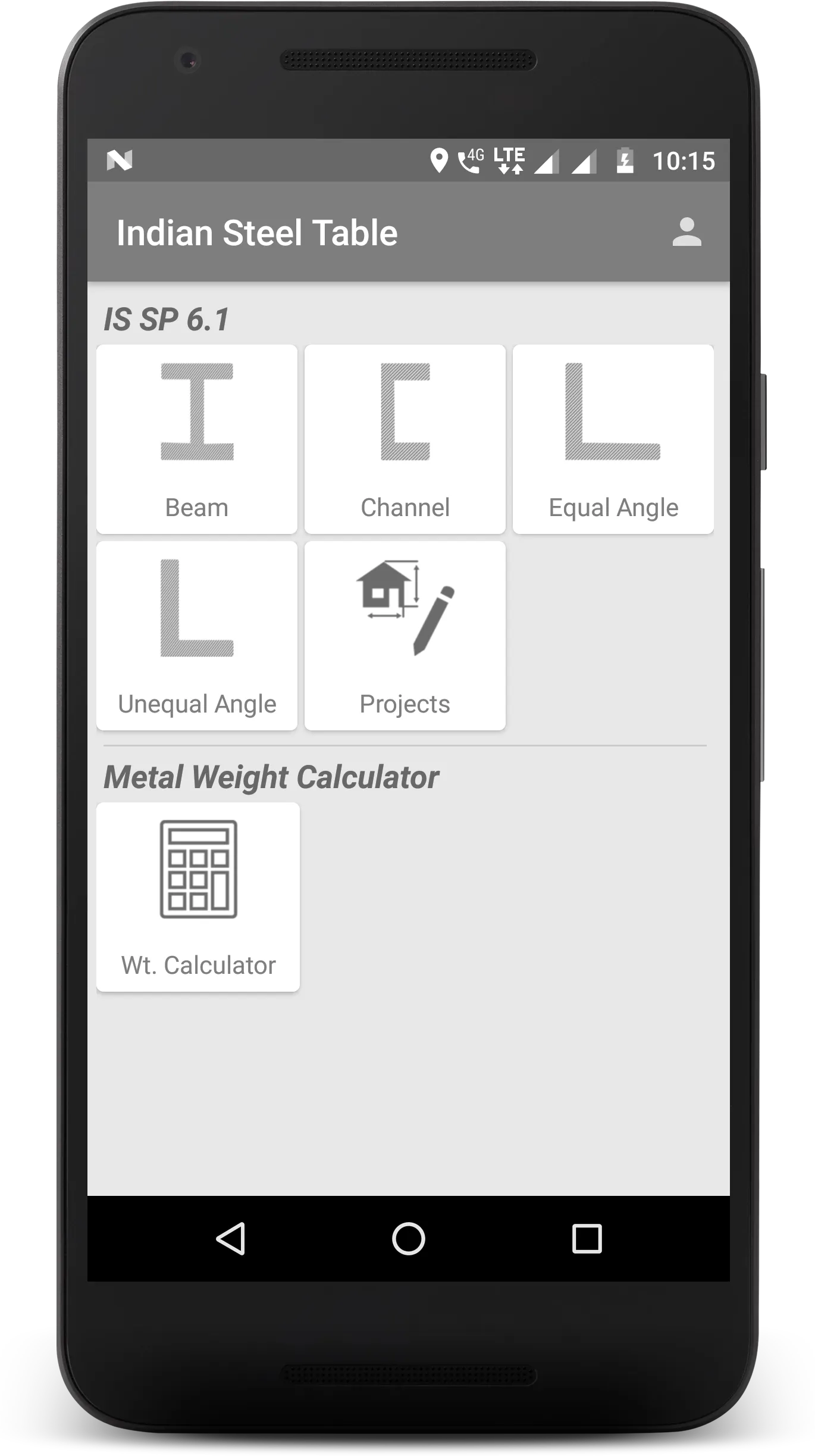 Metal Weight Calculator & IS S | Indus Appstore | Screenshot