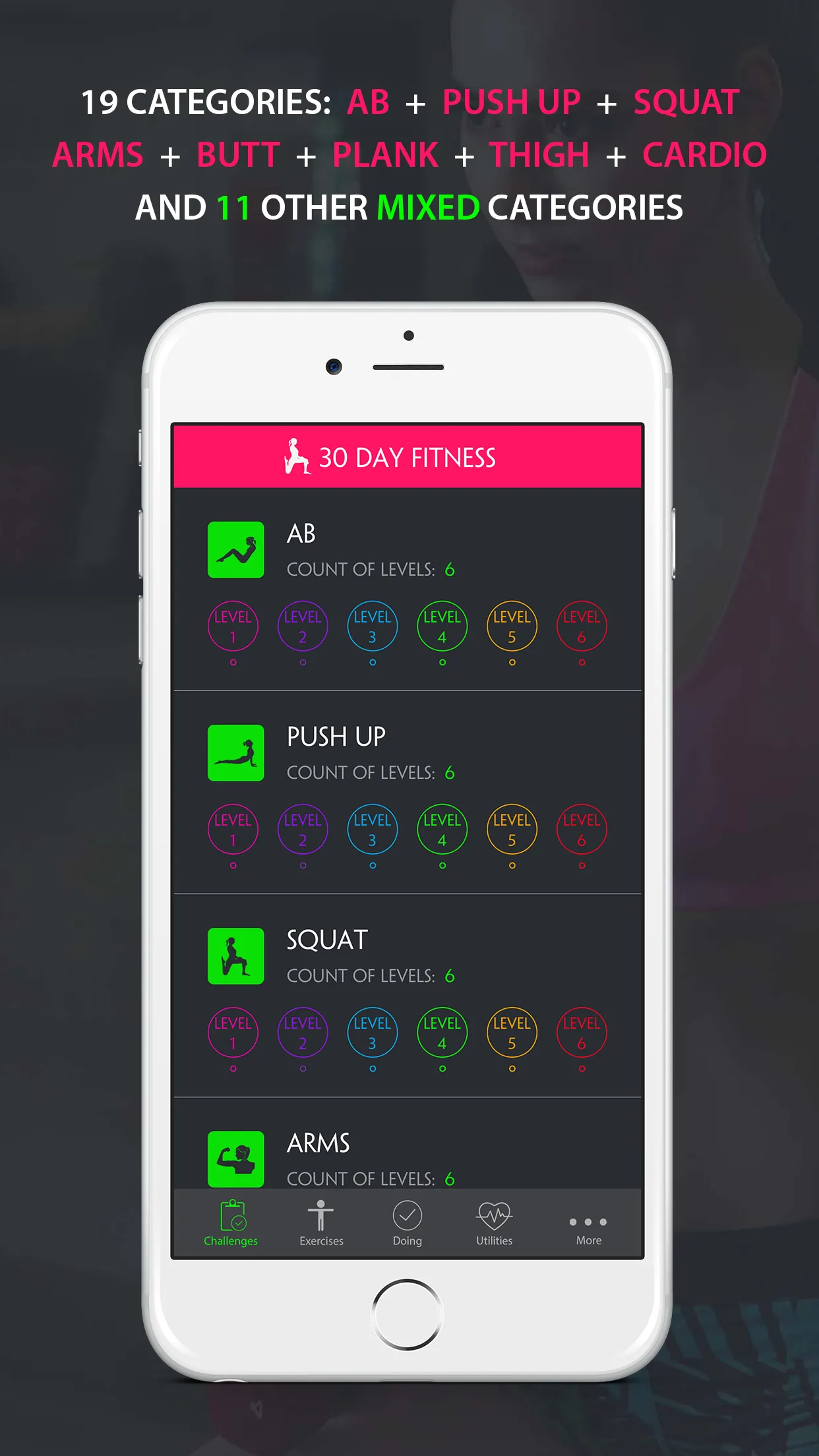 30Day Full Body Challenges | Indus Appstore | Screenshot