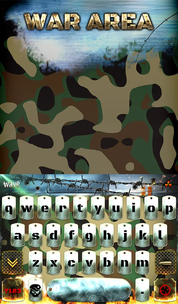 War Area Keyboard & Wallpaper | Indus Appstore | Screenshot