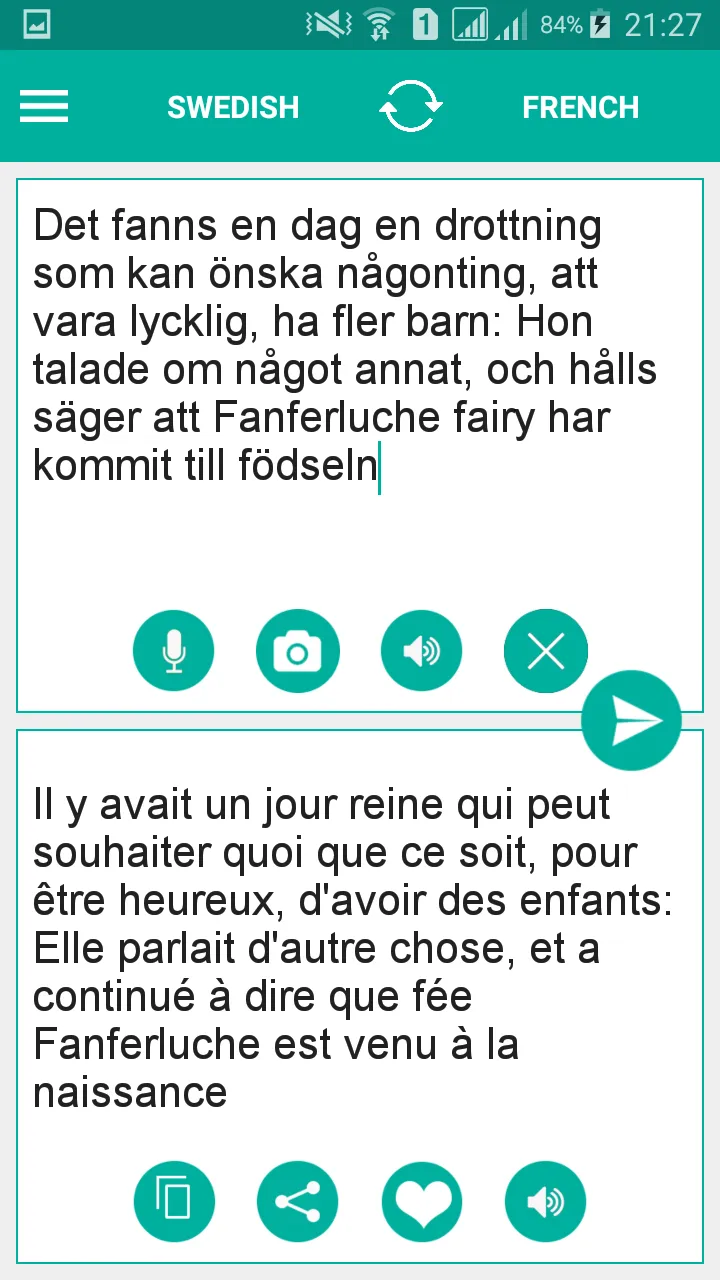 Swedish French Translator | Indus Appstore | Screenshot