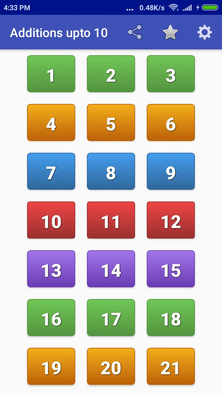 Kids Addition Tables | Indus Appstore | Screenshot