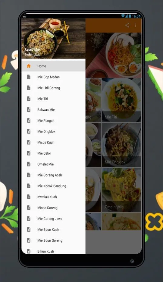 resep mie enak | Indus Appstore | Screenshot