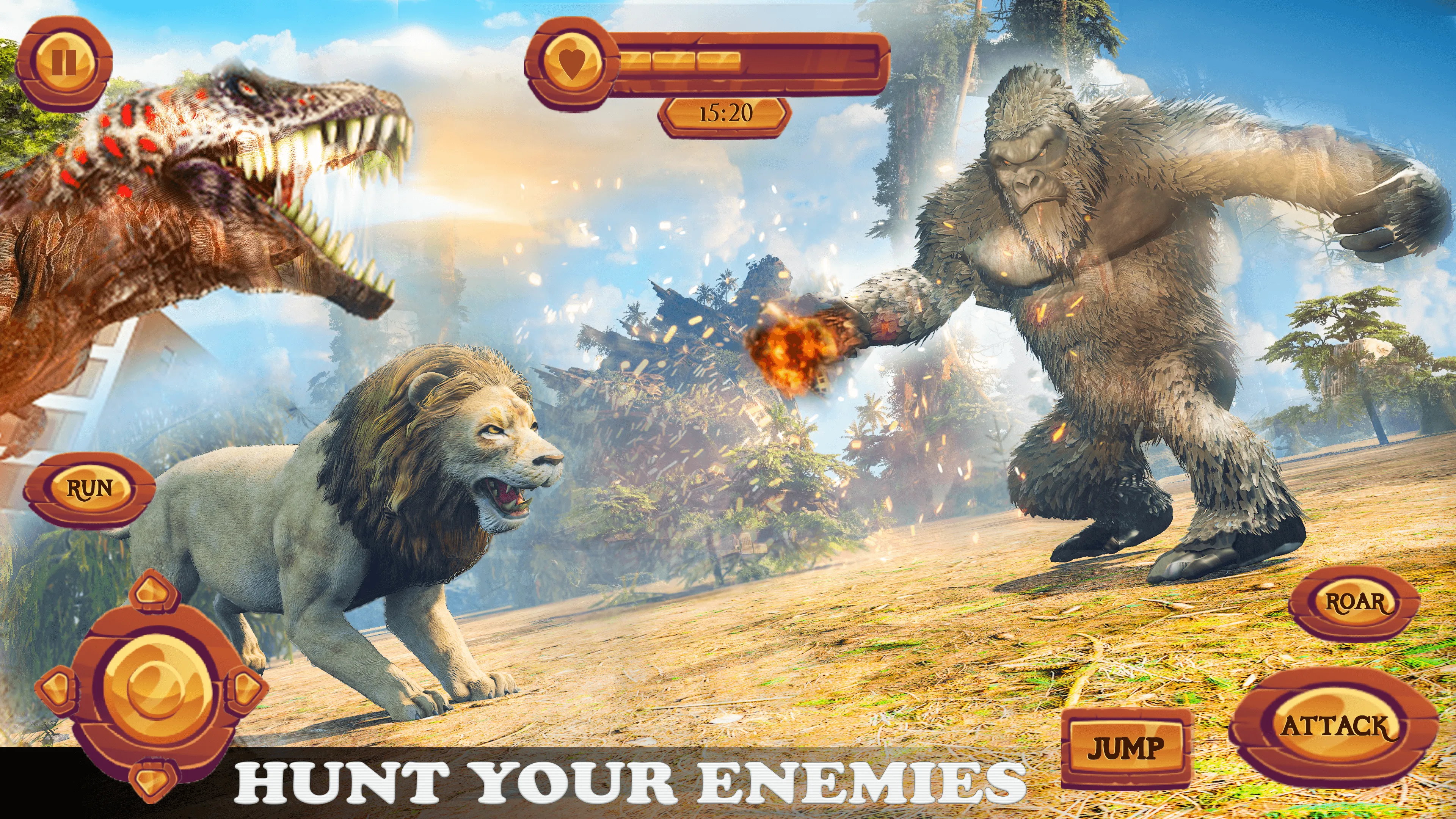 Wild Forest Gorilla Games | Indus Appstore | Screenshot