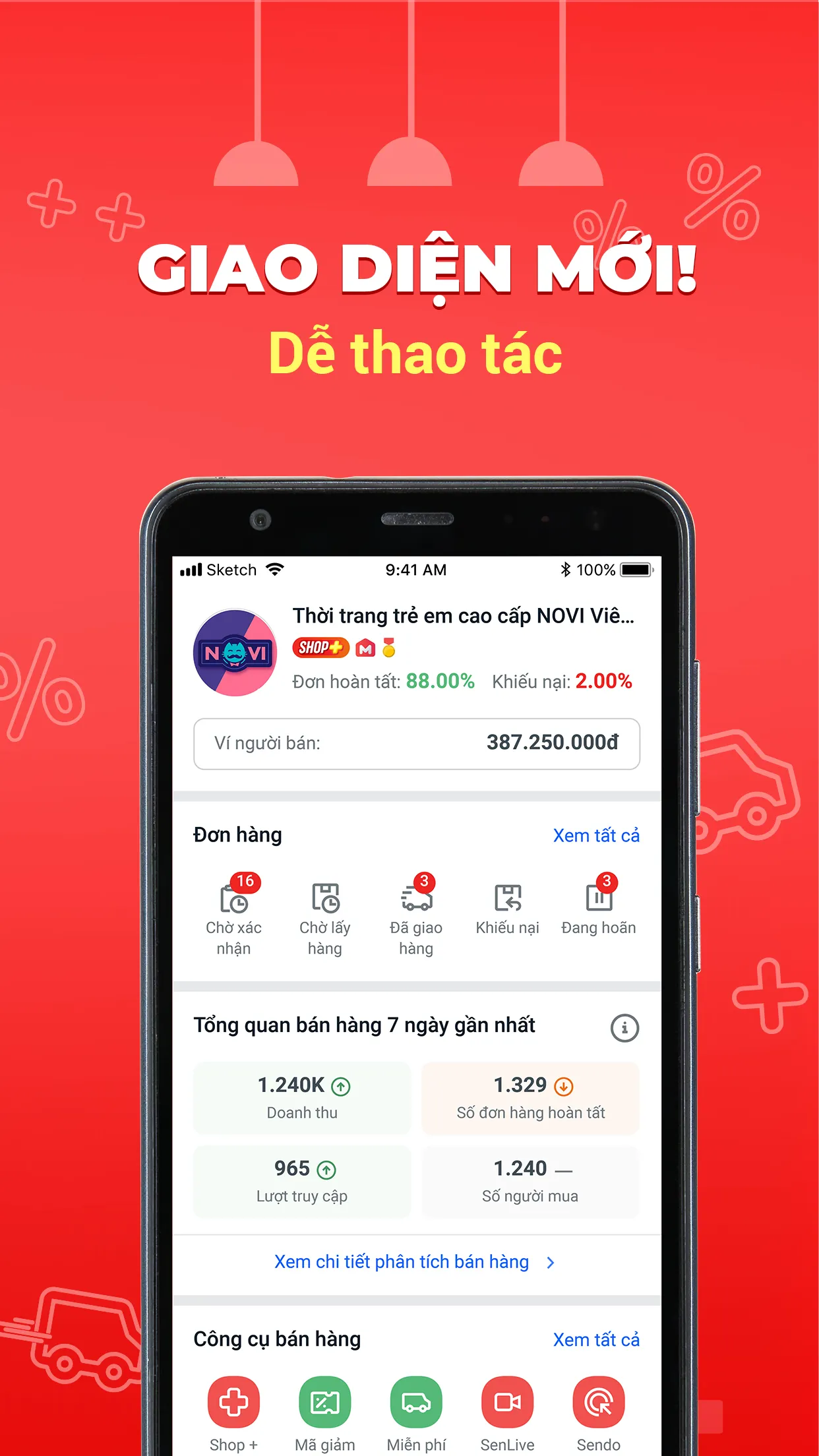 Sendo App Người Bán | Indus Appstore | Screenshot