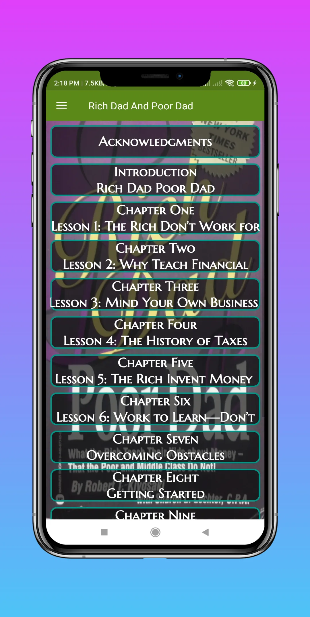 Rich Dad And Poor Dad PDF | Indus Appstore | Screenshot