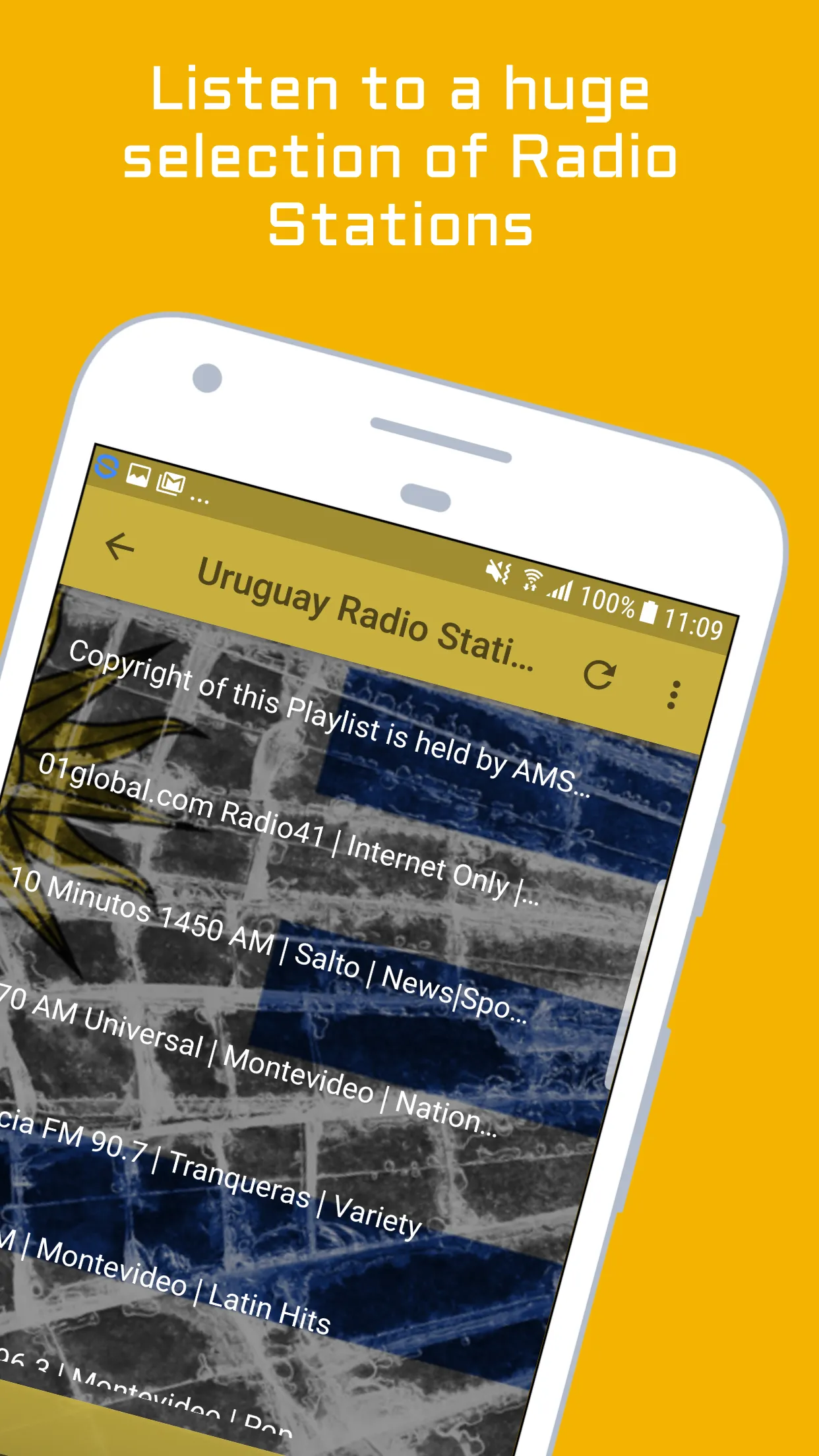 Uruguay Radio Stations | Indus Appstore | Screenshot