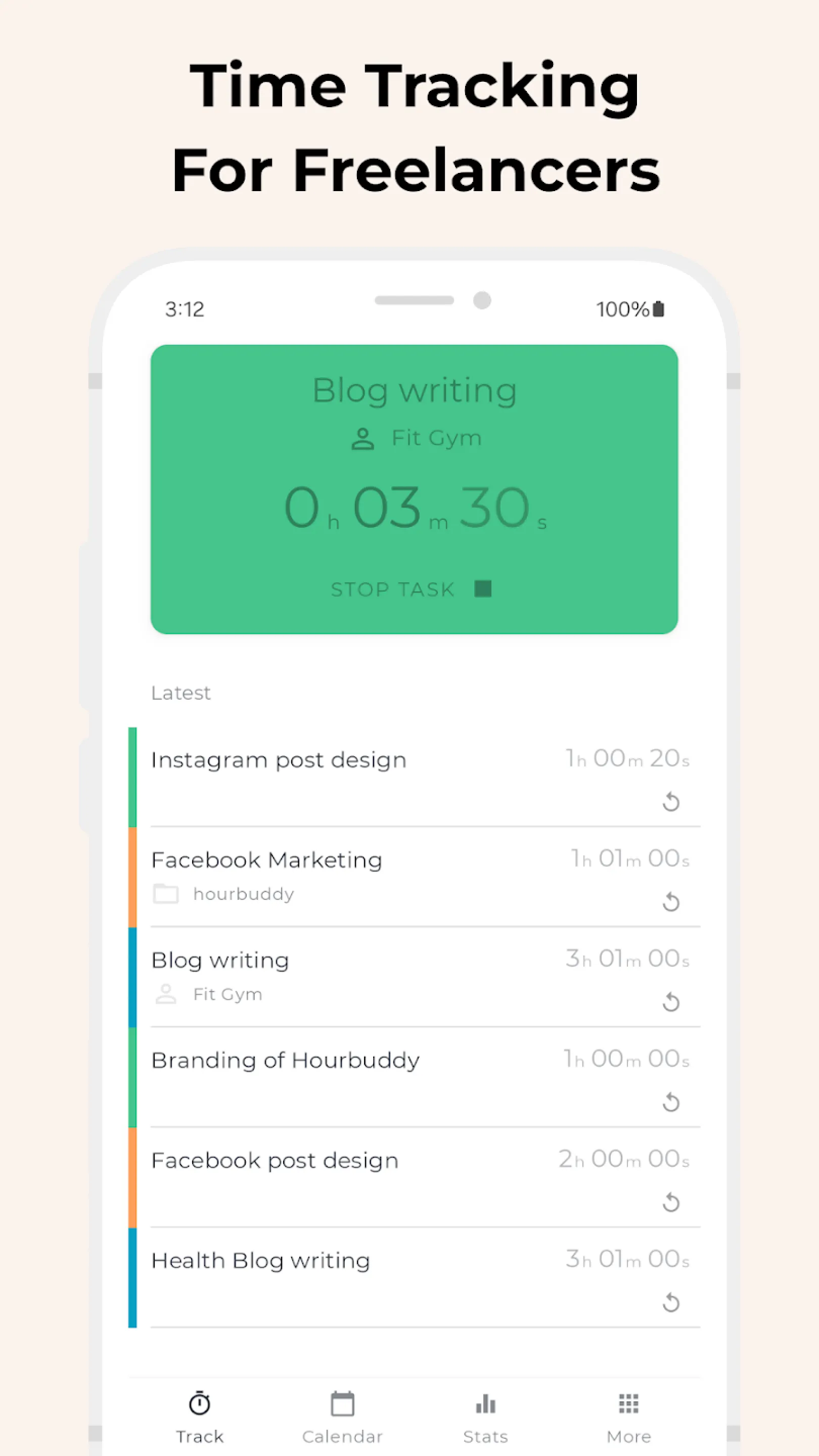 Hour Buddy: Work Time Tracking | Indus Appstore | Screenshot