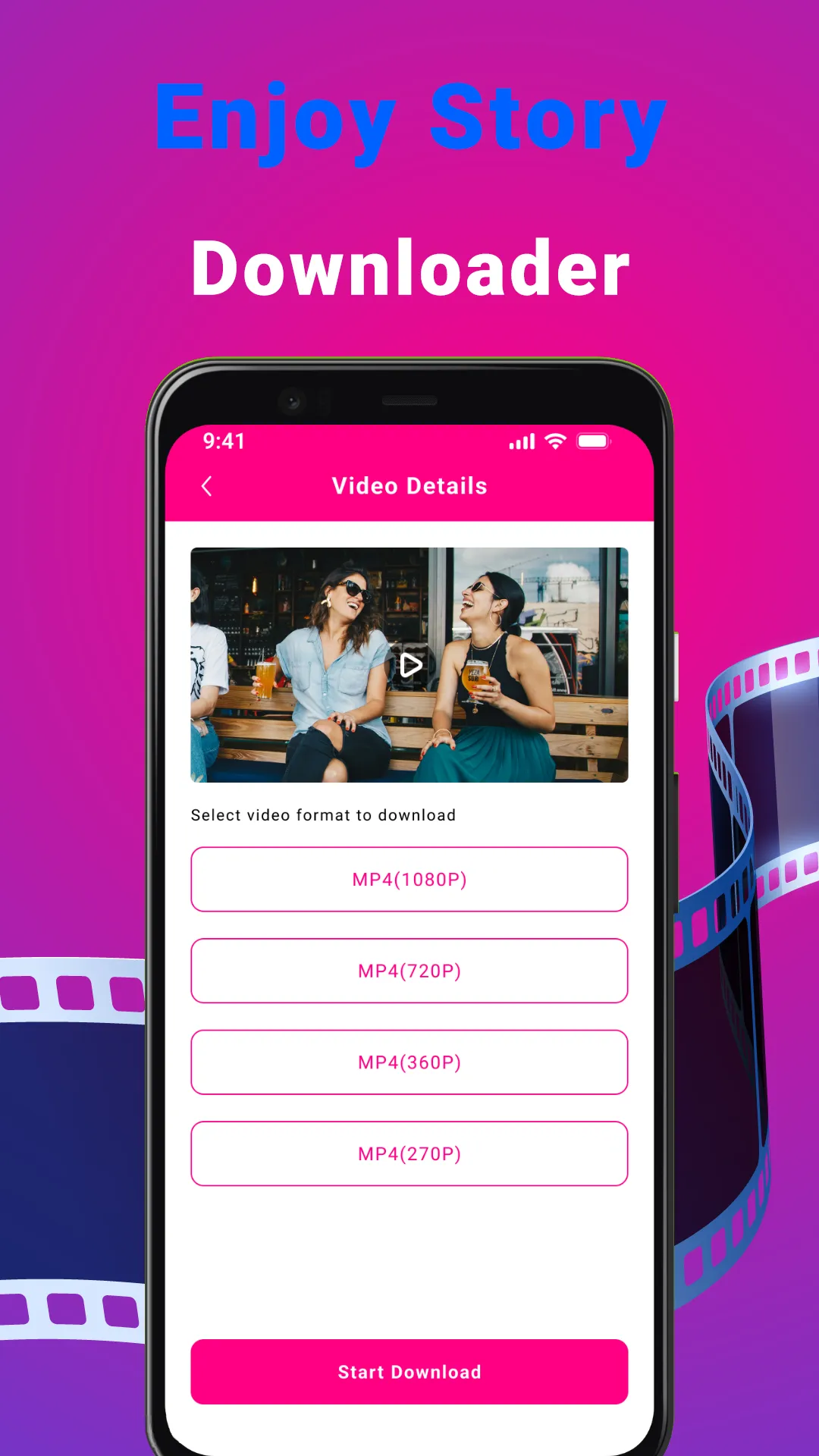 Story Video Downloader &Player | Indus Appstore | Screenshot