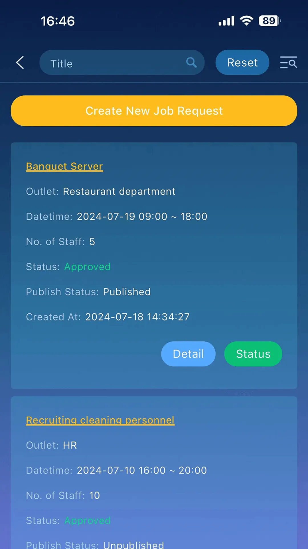 YY Employer | Indus Appstore | Screenshot