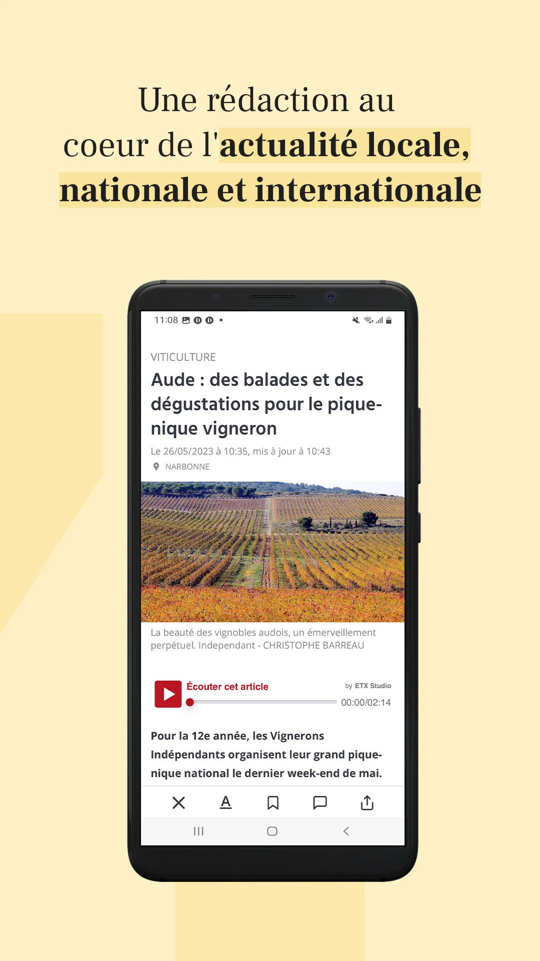 L'Indépendant, Actus locales | Indus Appstore | Screenshot