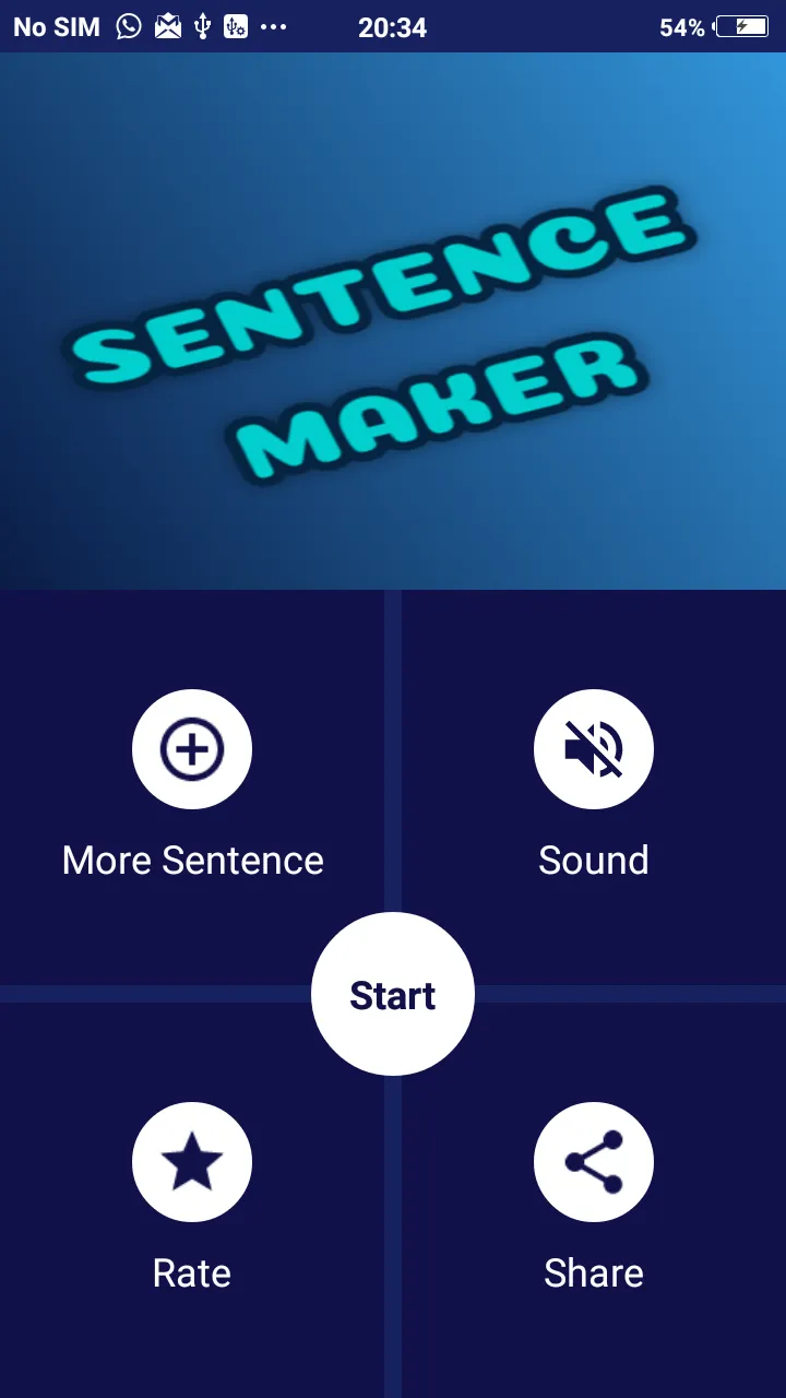 Sentence Maker | Indus Appstore | Screenshot