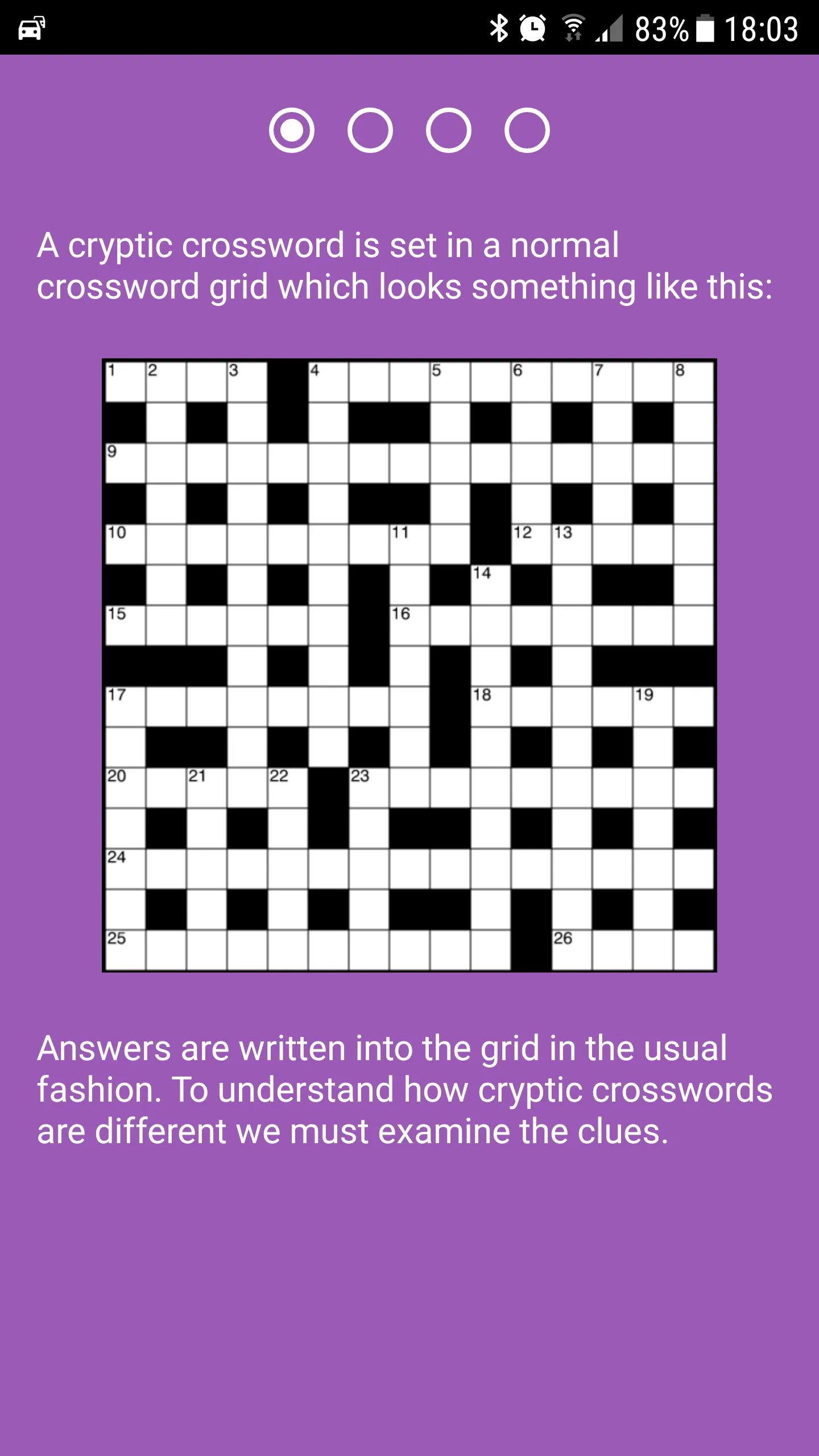 Cryptic Crossword Tutor | Indus Appstore | Screenshot