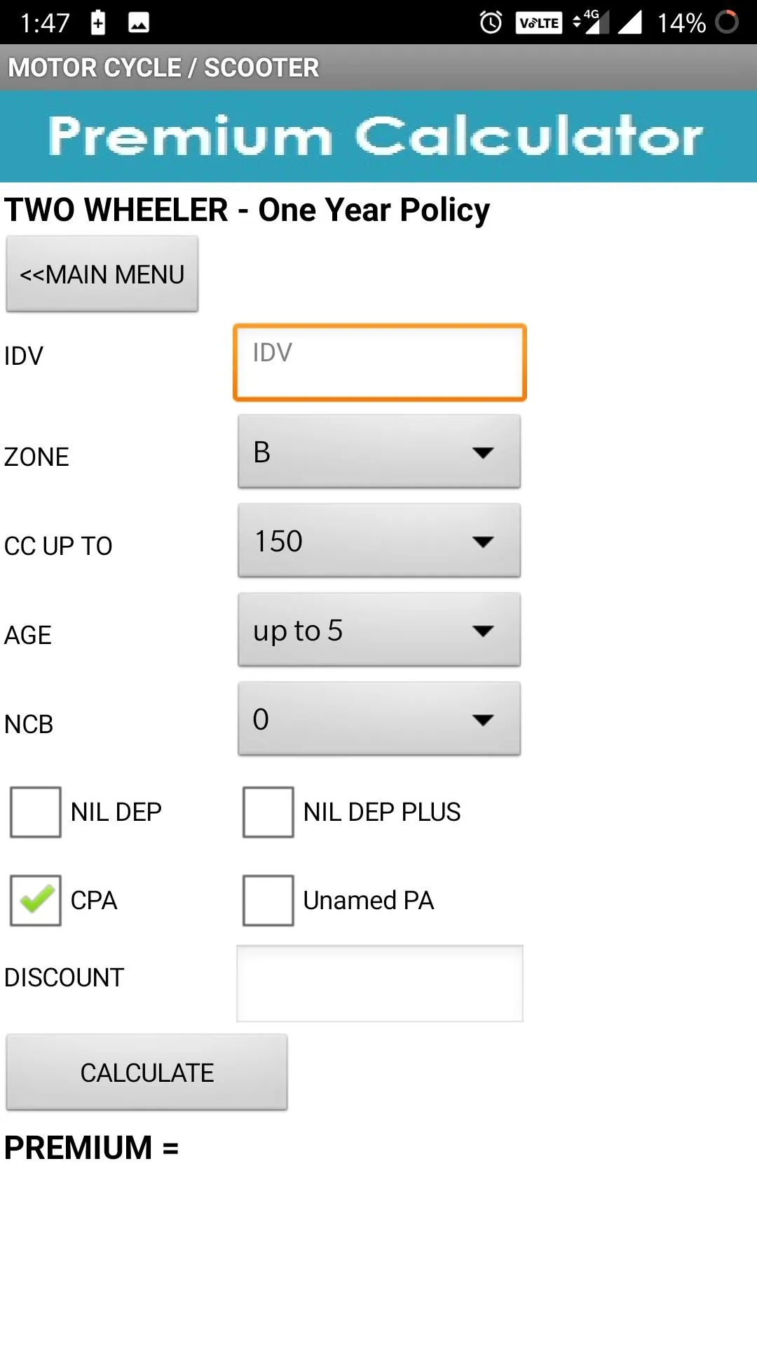 Premium Calculator | Indus Appstore | Screenshot