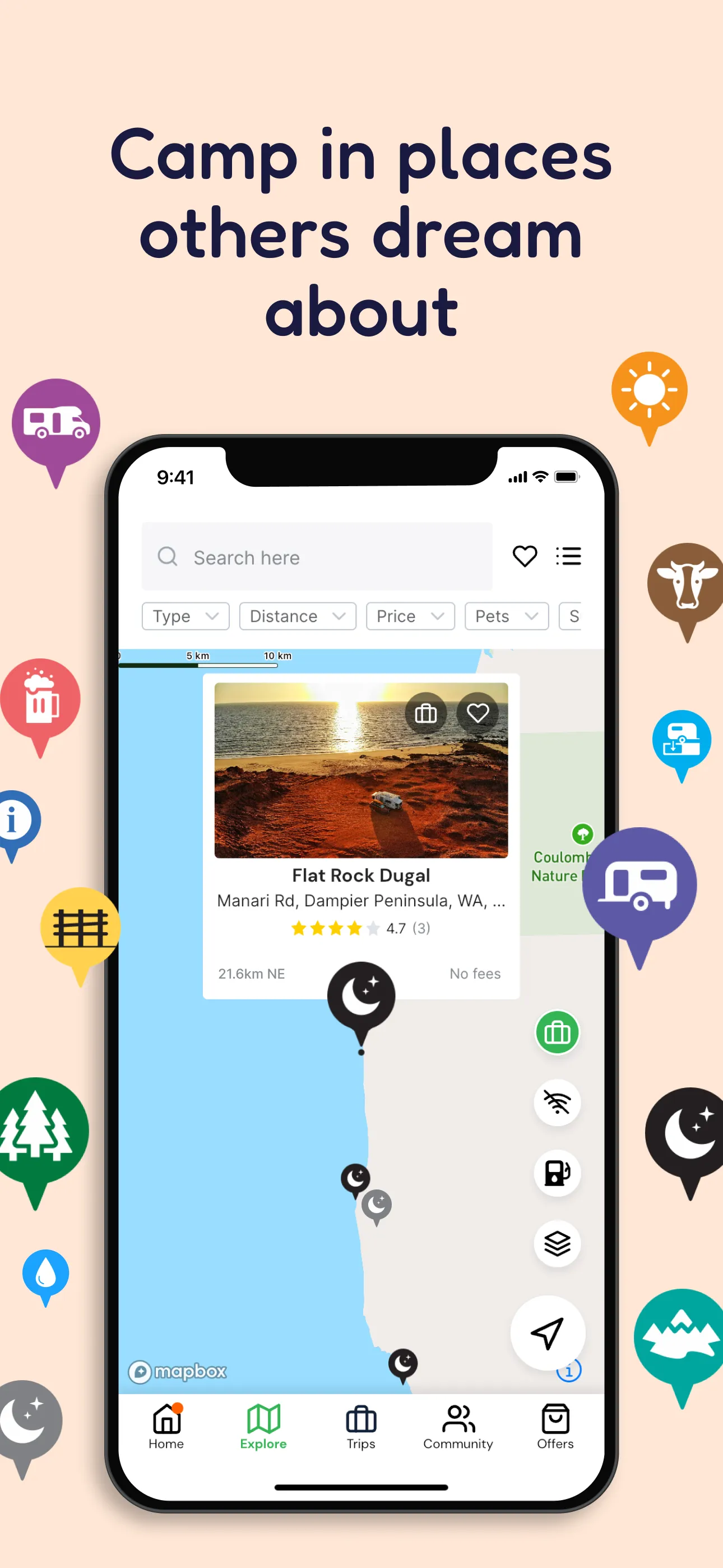 CAMPS: Camping Australia Wide | Indus Appstore | Screenshot