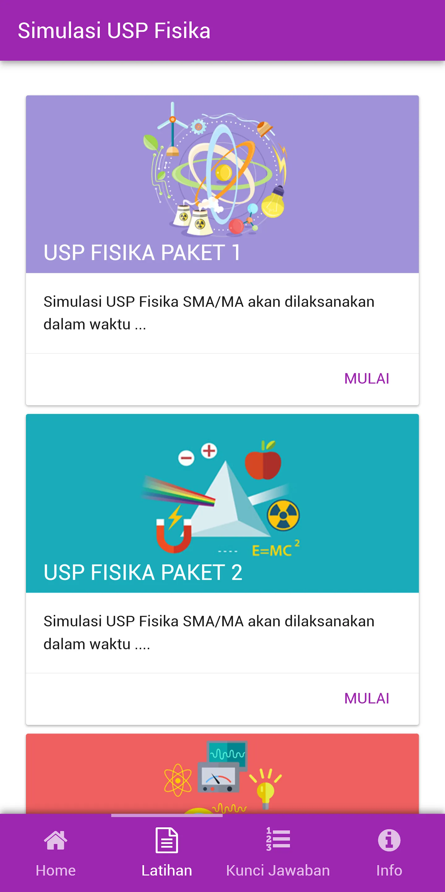 USP Fisika SMA | Indus Appstore | Screenshot