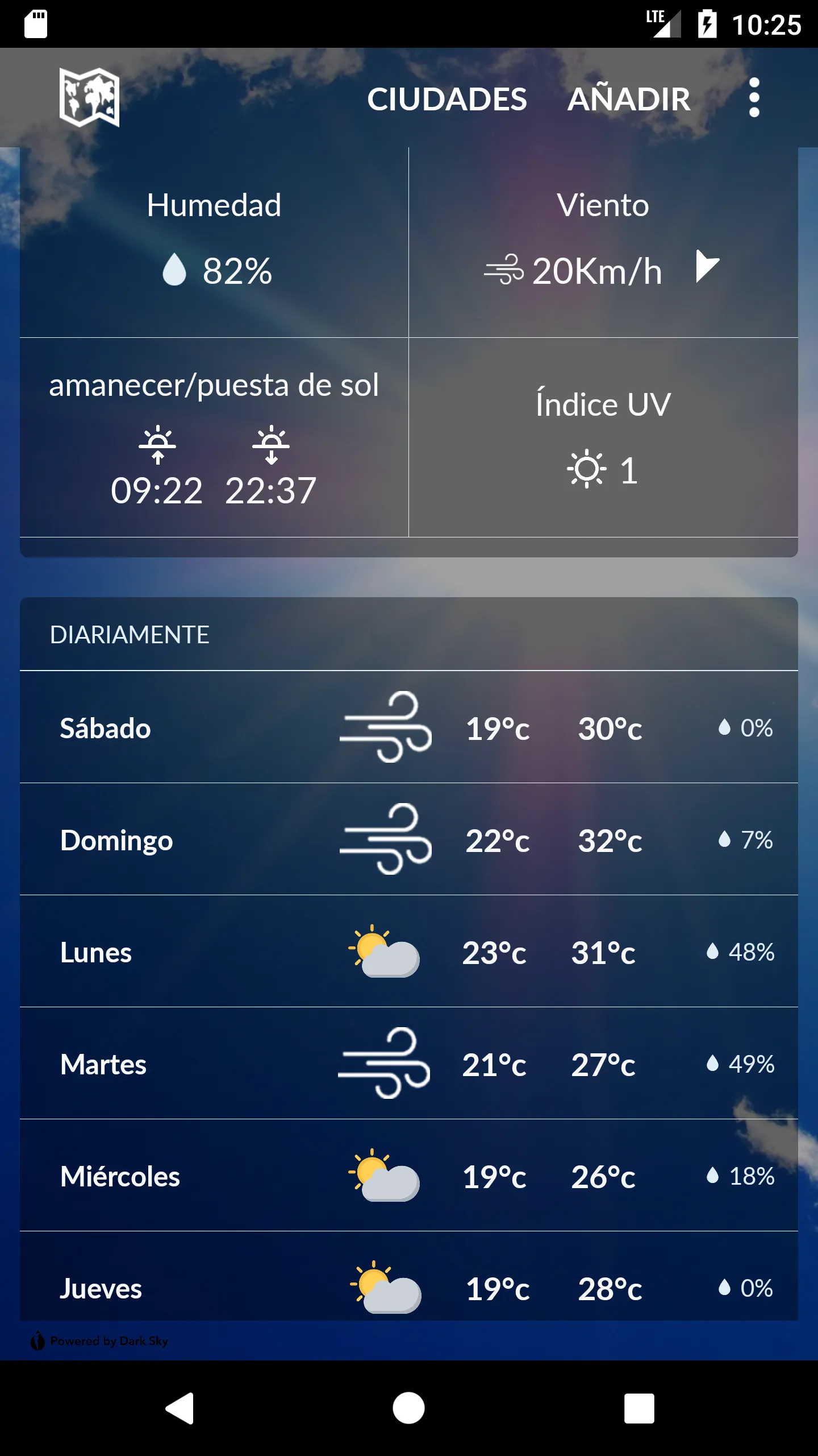 Uruguay Weather | Indus Appstore | Screenshot