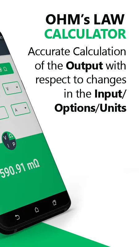 Ohms Law Calculator - Valt/Amp | Indus Appstore | Screenshot