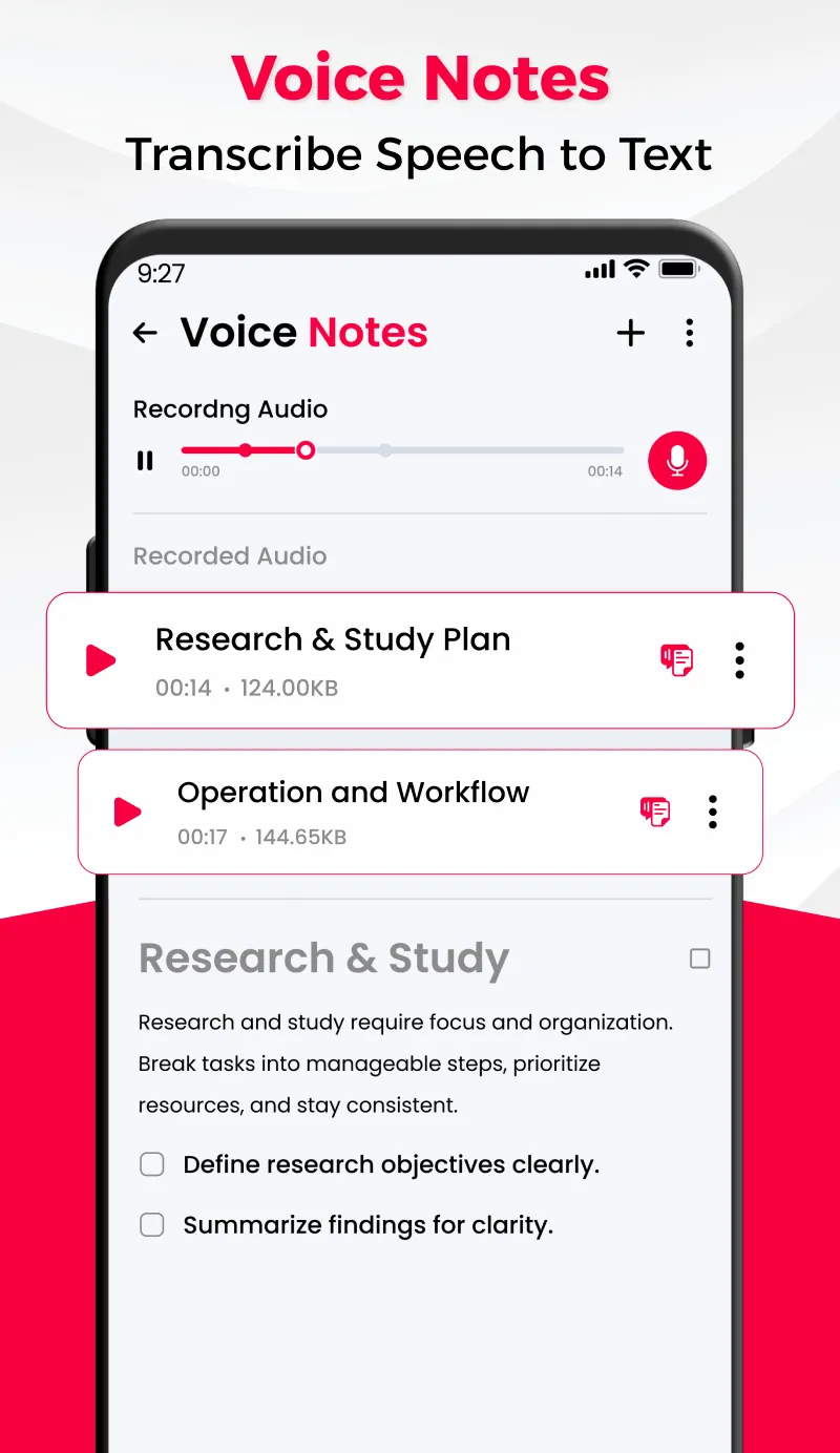 Voice Memo - Recorder & Notes | Indus Appstore | Screenshot