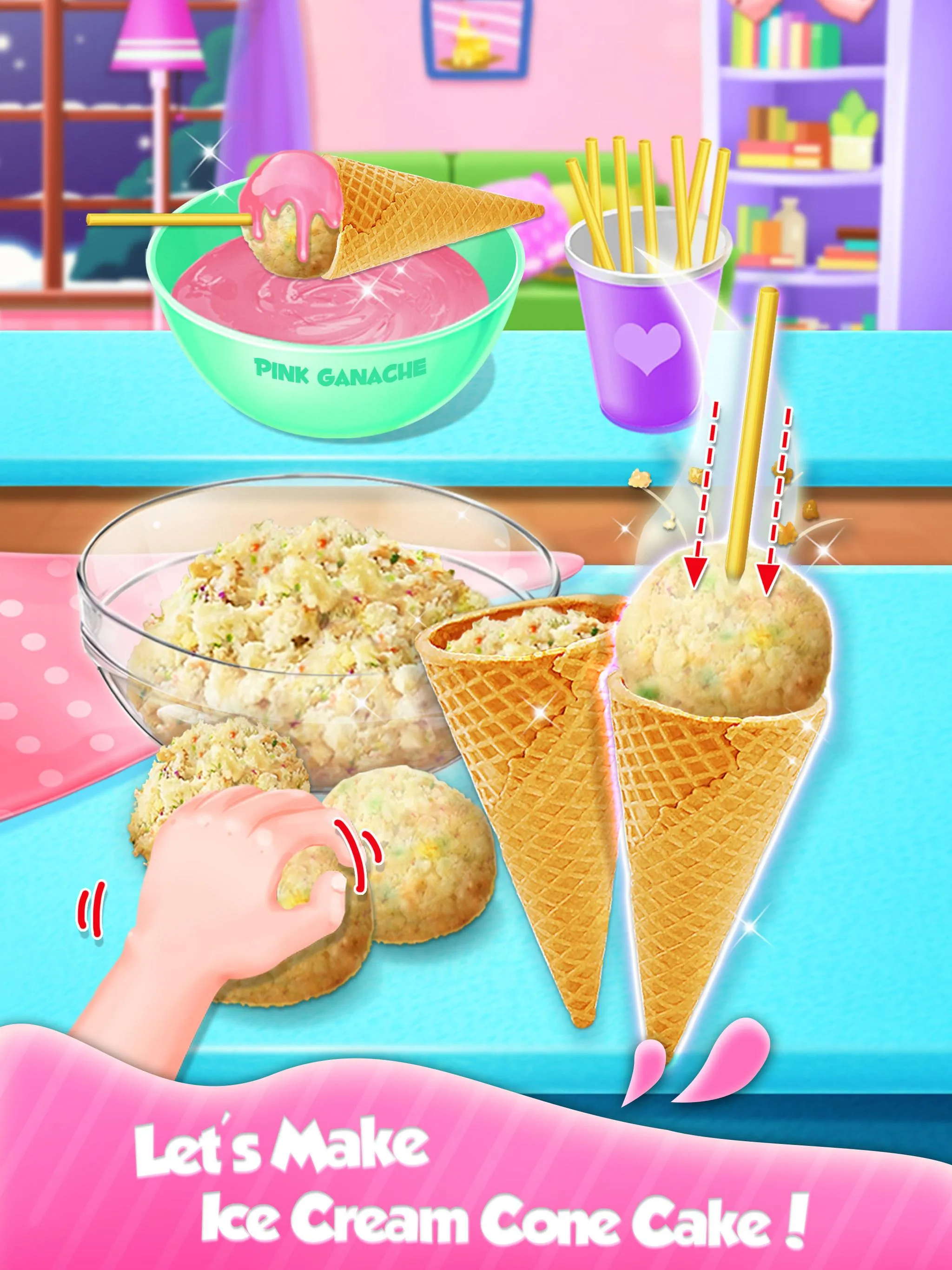 Ice Cream Cone Cake Maker | Indus Appstore | Screenshot