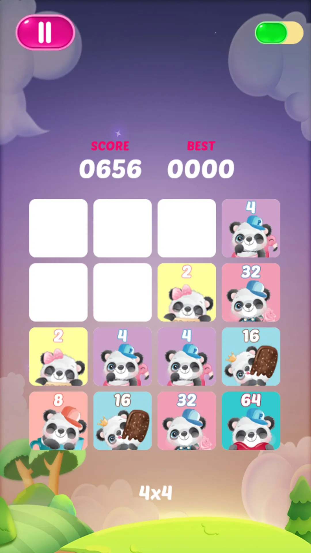 Panda 4096 Puzzle | Indus Appstore | Screenshot