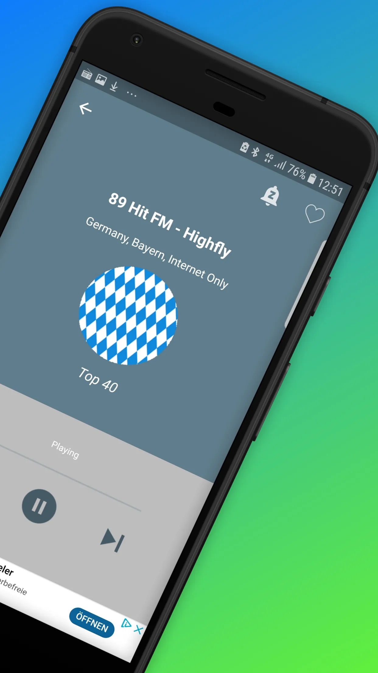 Radiosender Bayern | Indus Appstore | Screenshot