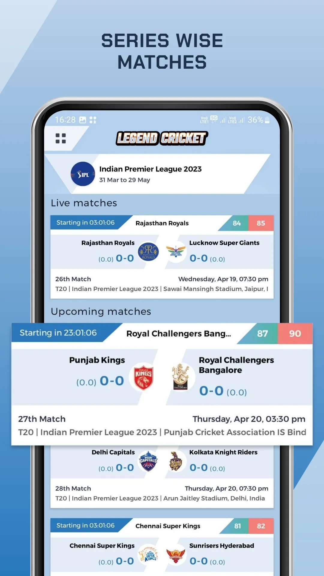 Legend Cricket Live Line | Indus Appstore | Screenshot
