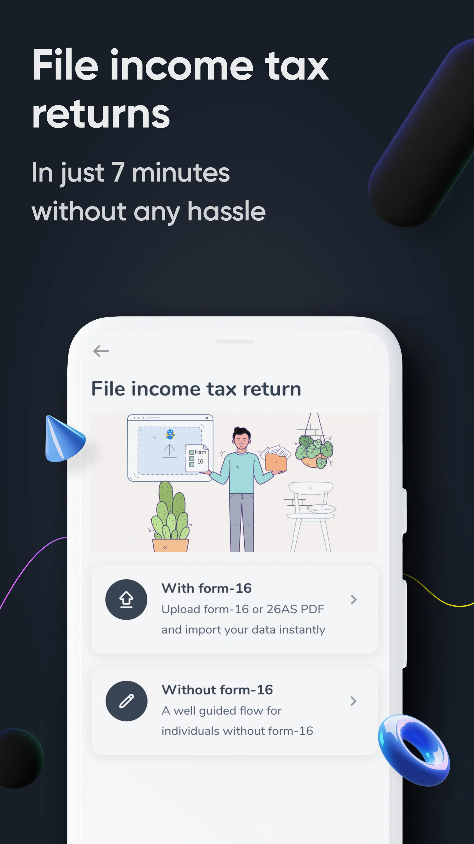 Income Tax Filing, ITR - Black | Indus Appstore | Screenshot