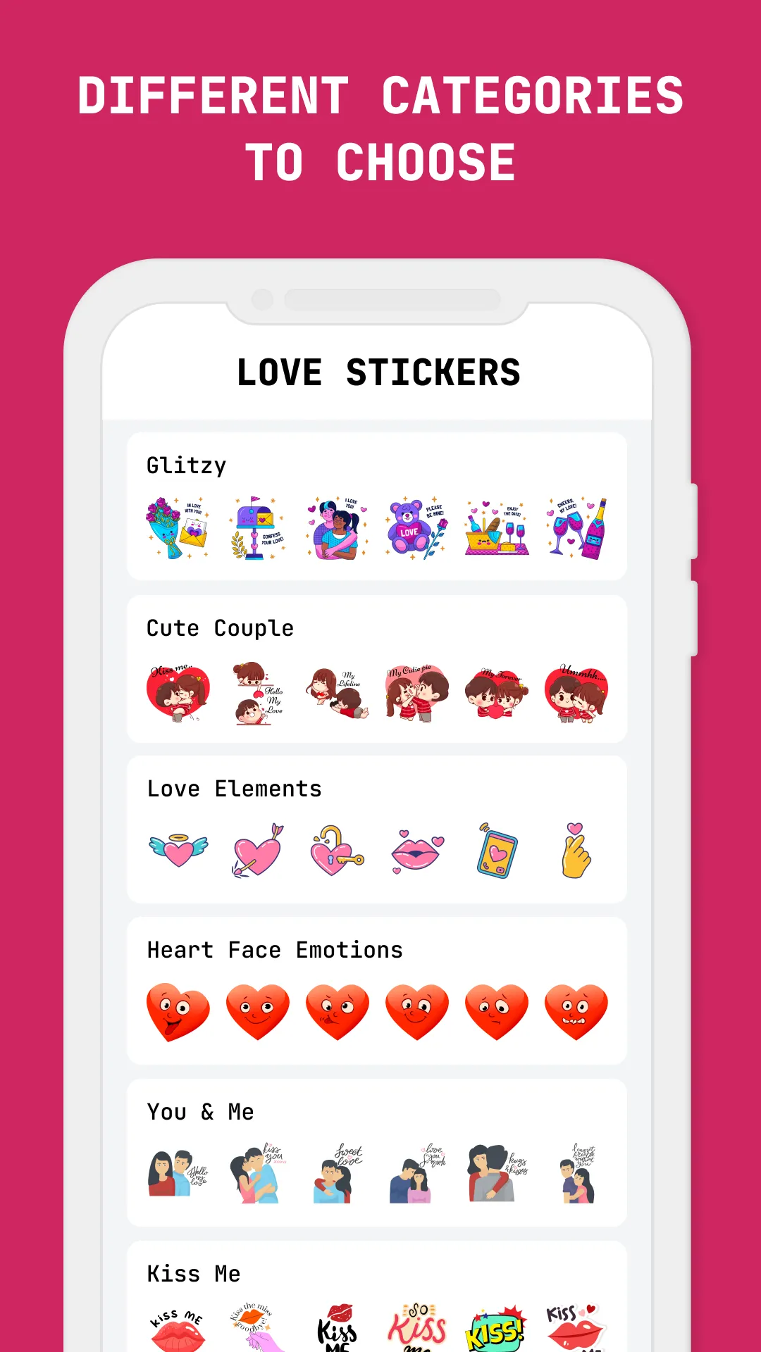 Love Stickers - WASticker | Indus Appstore | Screenshot