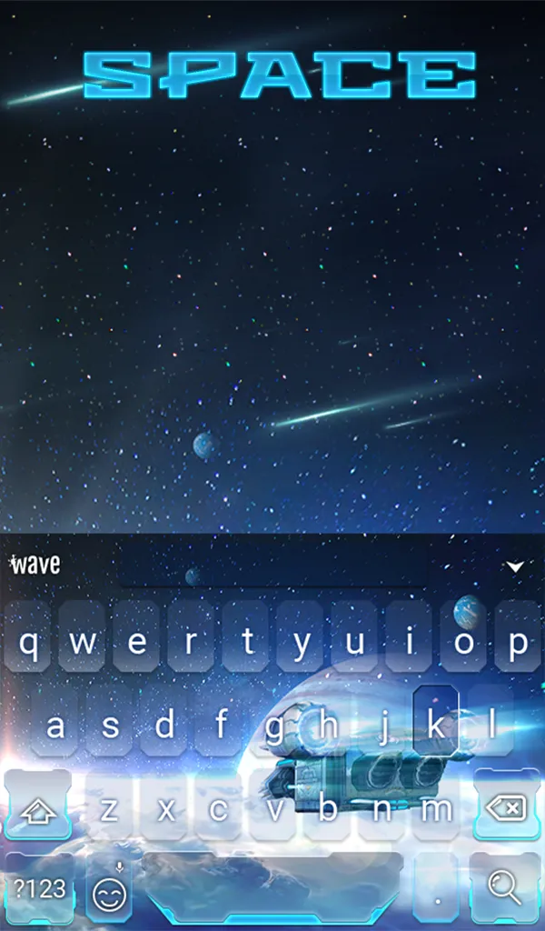 Space Keyboard & Wallpaper | Indus Appstore | Screenshot