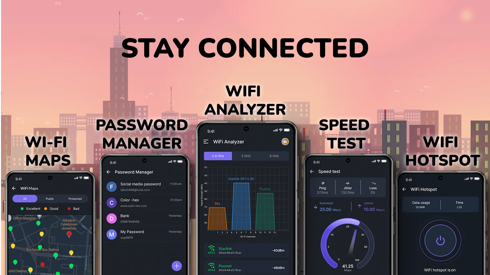 WiFi Password Map & Analyzer | Indus Appstore | Screenshot